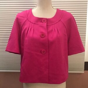 Ann Taylor pink blazer size 12 petite